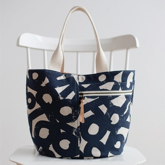 Noodlehead Schnittmuster - Crescent Tote
