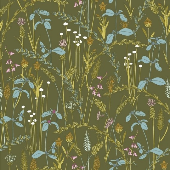 "Little Grasses" Organic Cotton - Cloud9 Fabrics