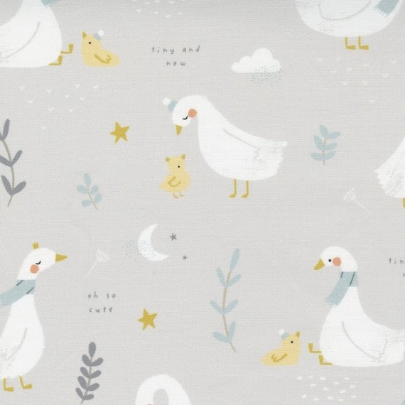 Little Ducklings - Little Ducklings grey - Paper and Cloth  - Moda Fabrics