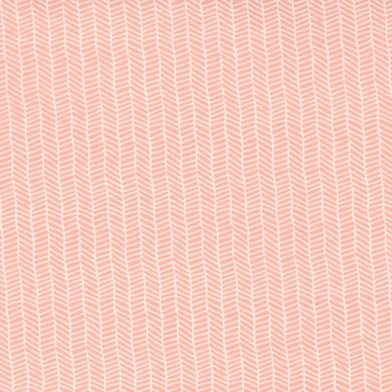 Love Note - Herringbone pink - Moda Fabrics