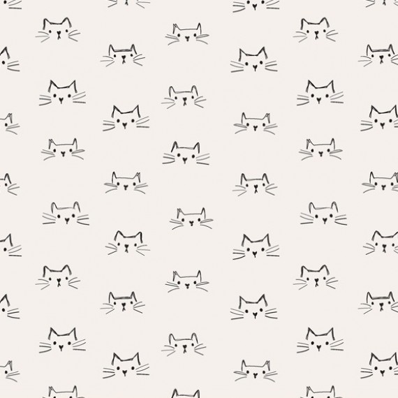 Windham Fabrics - Mod Cats - weiss