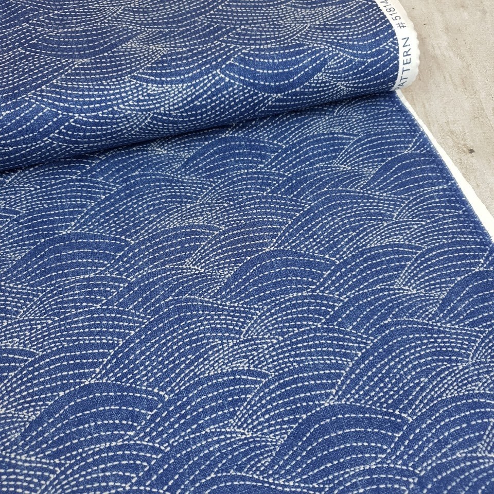 Windham Fabrics "Waves" - denim