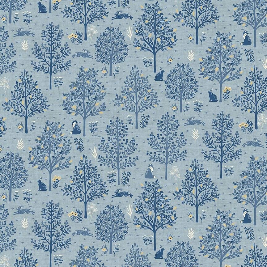 Makower - Hedgerow - Trees - blue
