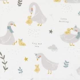 Little Ducklings - Little Ducklings white - Paper and Cloth  - Moda Fabrics