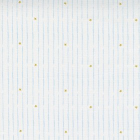 Little Ducklings - Broke Star Stripe blue - Paper and Cloth  - Moda Fabrics