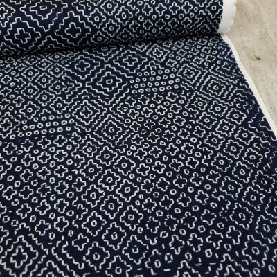 Windham Fabrics "Stitch Sampler" - indigo