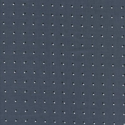 Cotton and Steel - Double dots dark grey - Black and White 