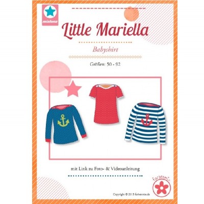 Little Mariella Farbenmix Mädchenshirt Schnittmuster