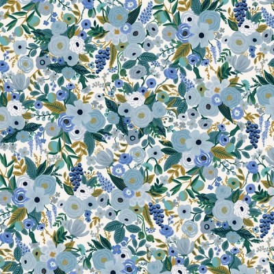 Cotton and Steel - Garden Party - Petite Blue - blue