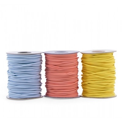 Rundgummi / elastische Kordel - 3mm - verschiedene Farben
