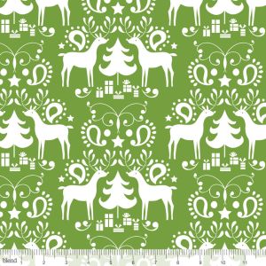 Blend "Treelicious" - Weihnachtsstöffchen von Maude Asbury grün