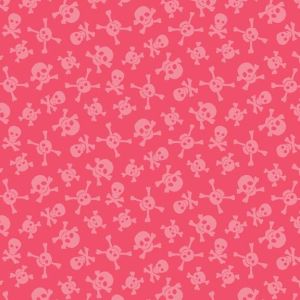 Makower - Skulls pink