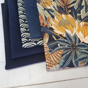See you at Six - Ground Pineapple Canvas Paket - navy