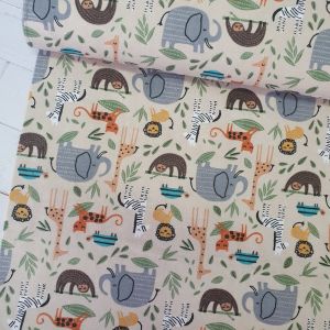 Animals - Cubby Bear Flannel - Windham Fabrics