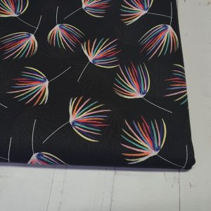 MYO Design Canvas - Colourful Palm Leaves - schwarz