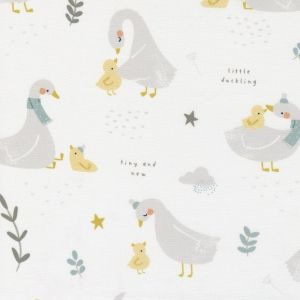 Little Ducklings - Little Ducklings white - Paper and Cloth  - Moda Fabrics