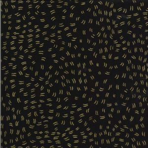 Flutters night metallic - Dwell in Possibility von Gingiber - Moda Fabrics
