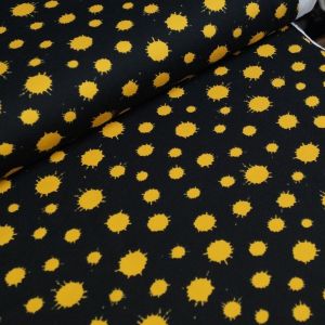 Stenzo Jersey - schwarz mit gelben Farbflecken