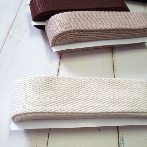 Gurtband ecru - 2m - 30mm breit