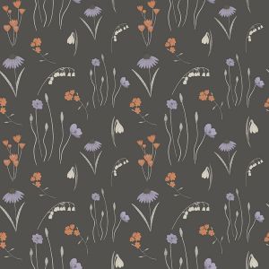 RJR Fabrics - Pond Life - Mini Meadow - grey