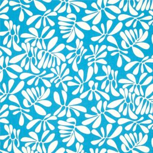 Windham Fabrics Nod to Mod "Leaf Play" blau